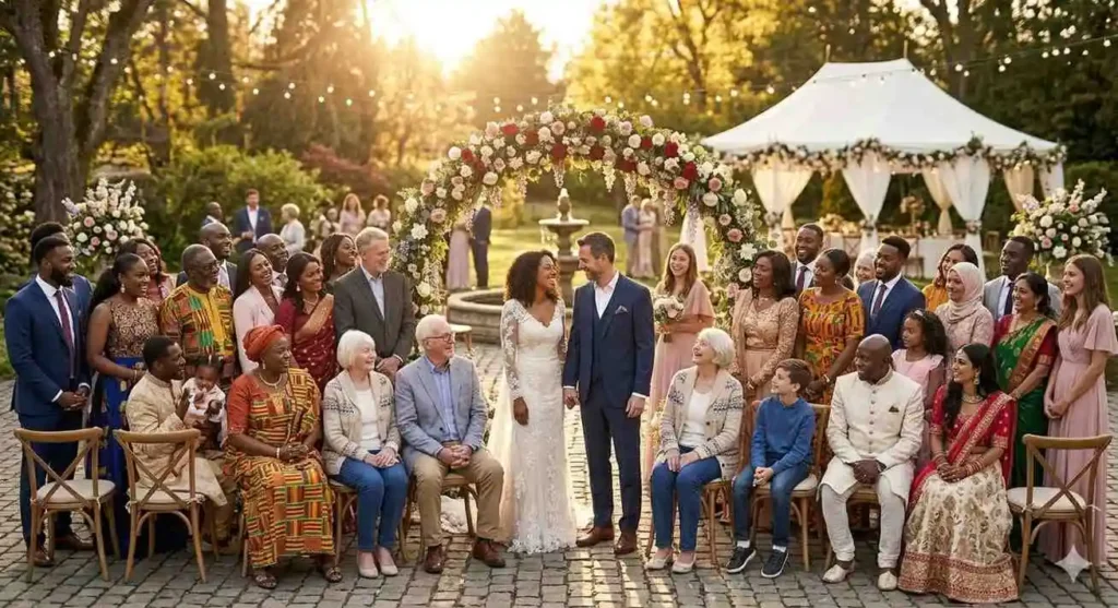 Family Wedding Captions