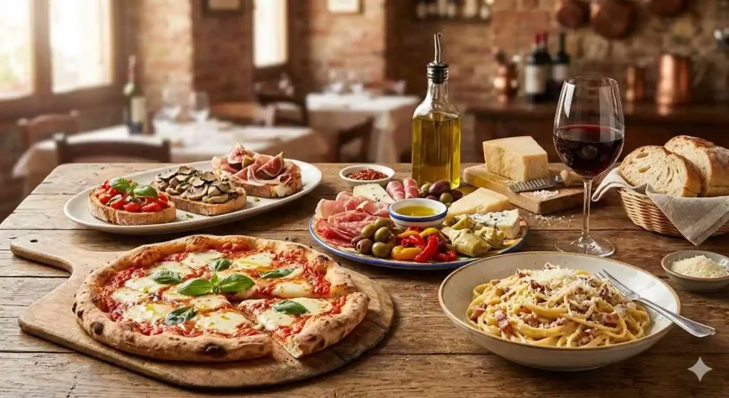 Italian Food Captions
