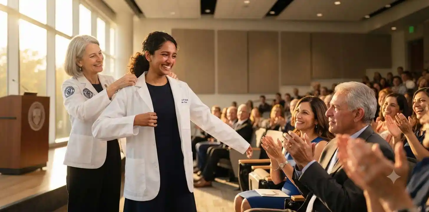 White Coat Ceremony Captions