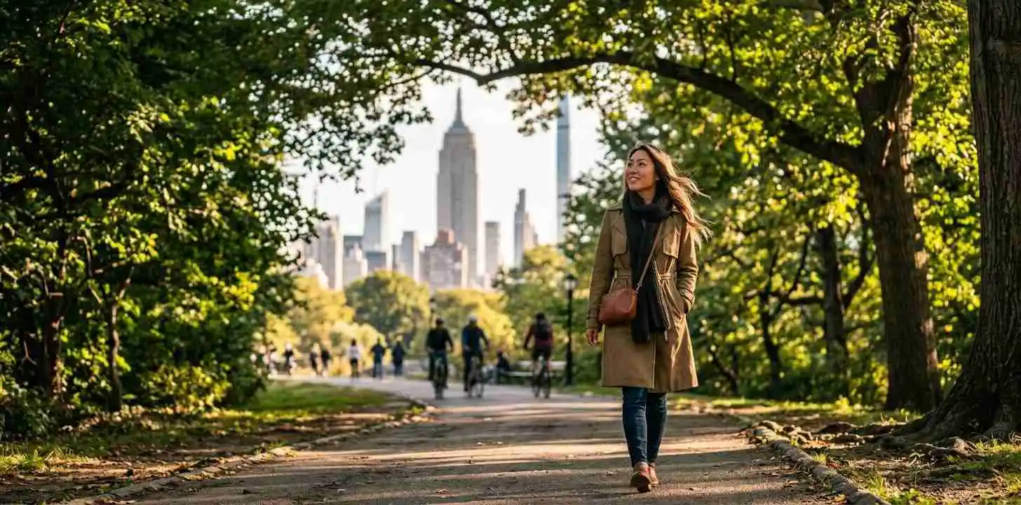 Central park captions