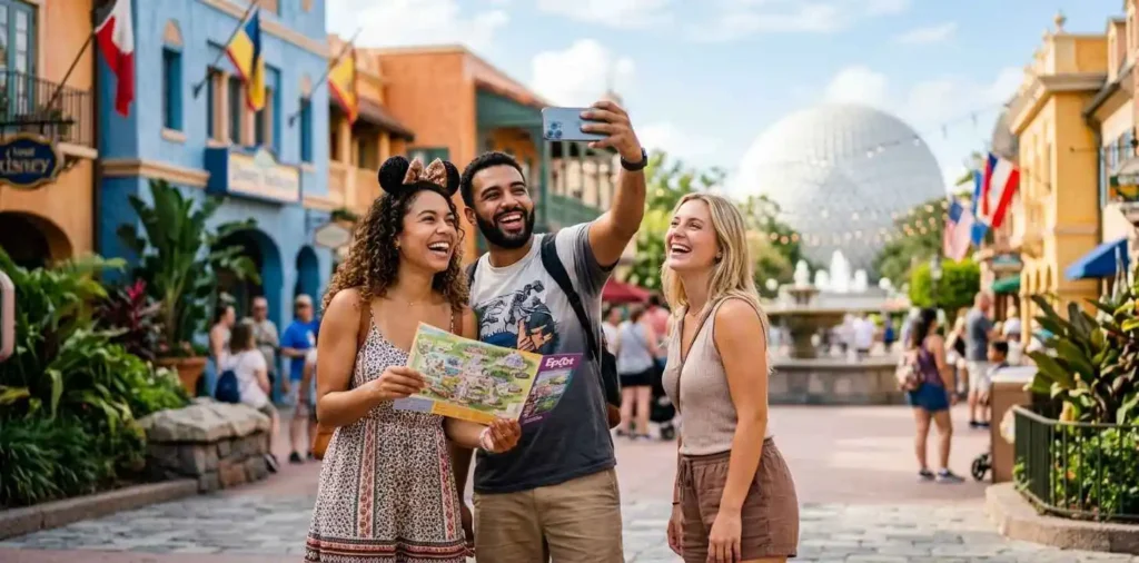 Family enjoying a magical Disney World vacation