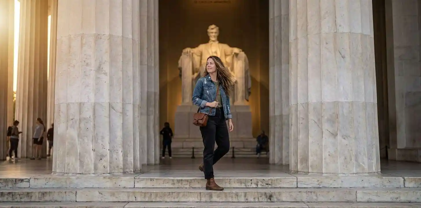 Lincoln memorial captions