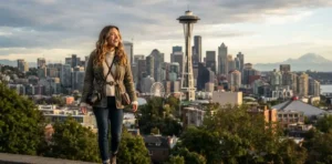 Space needle captions